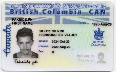 British Columbia-BC SC Canada Fake ID