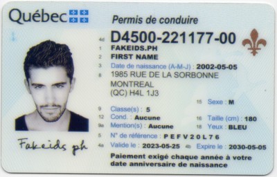 Quebec QC Fake ID