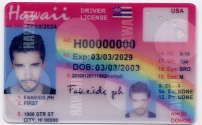 Hawaii Fake ID