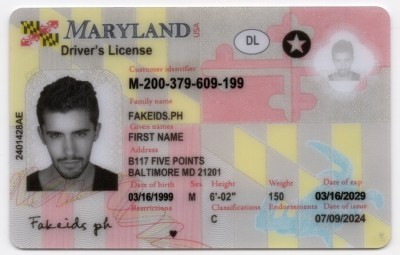 Maryland-MD Fake ID