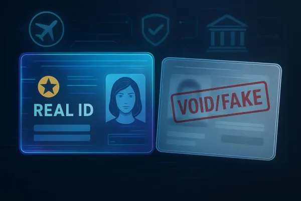 Fake IDs vs Real IDs (REAL ID)